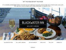 Tablet Screenshot of blackwaterinn.com